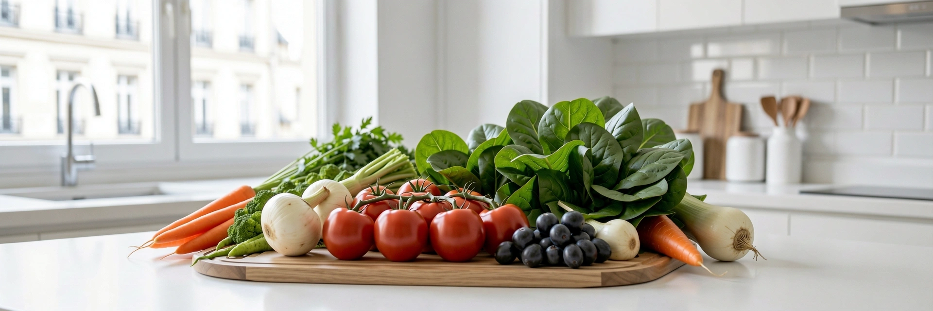 Ingrédients frais et sains
